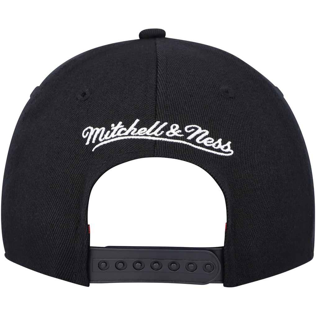 Toronto Raptors Mitchell & Ness MVP Team Script 2.0 Stretch Snapback Hat - Black