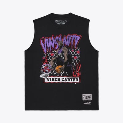 Vince Carter Toronto Raptors Mitchell & Ness Best in Class Tank Top - Black