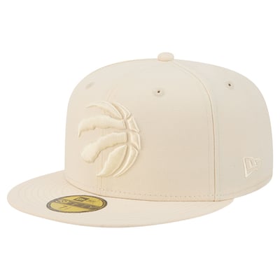 Toronto Raptors New Era Color Pack 59FIFTY Fitted Hat - Cream
