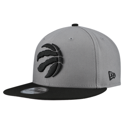  Toronto Raptors New Era Core Logo Storm Gray Two-Tone 9FIFTY Snapback Hat - Gray