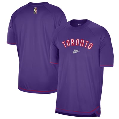  Toronto Raptors Nike 2024/25 Classic Edition Pregame Shooting T-Shirt - Purple