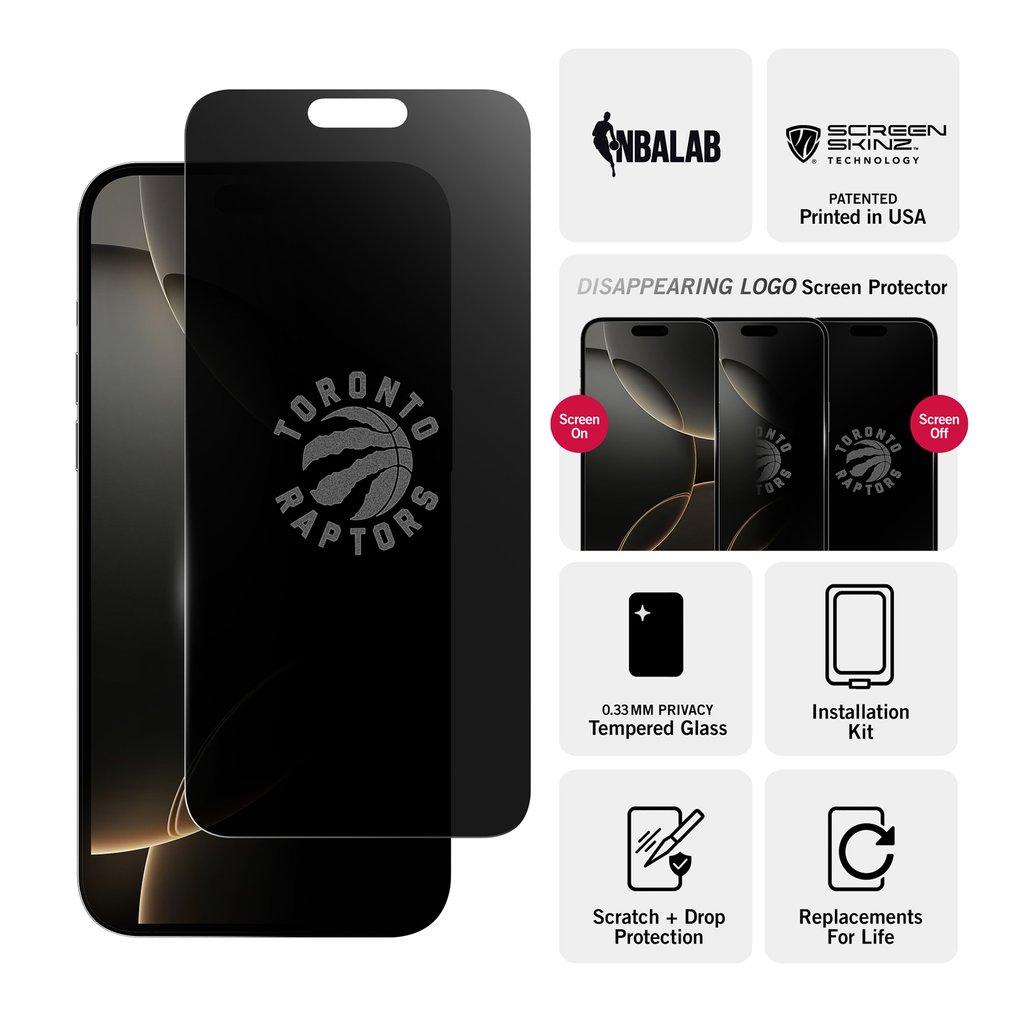 Toronto Raptors iPhone Privacy Screen Protector
