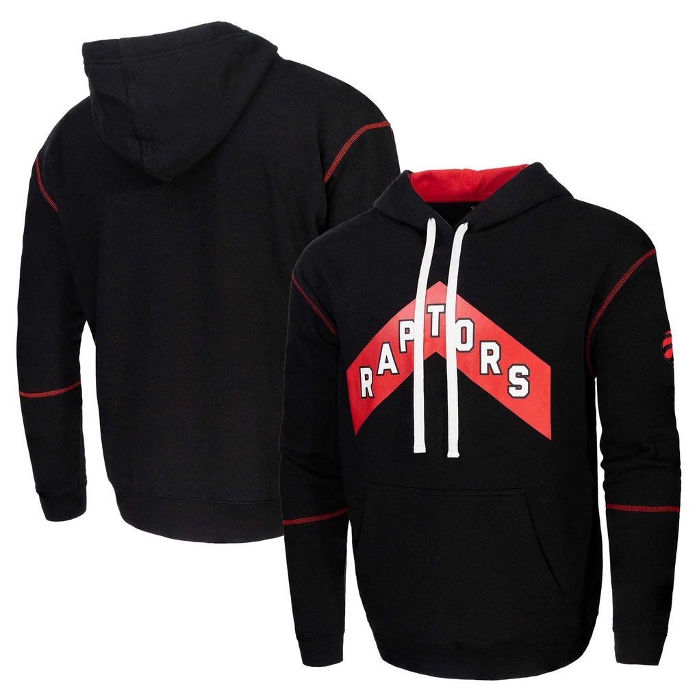 Toronto Raptors Stadium Essentials Monument Pullover Hoodie - Black