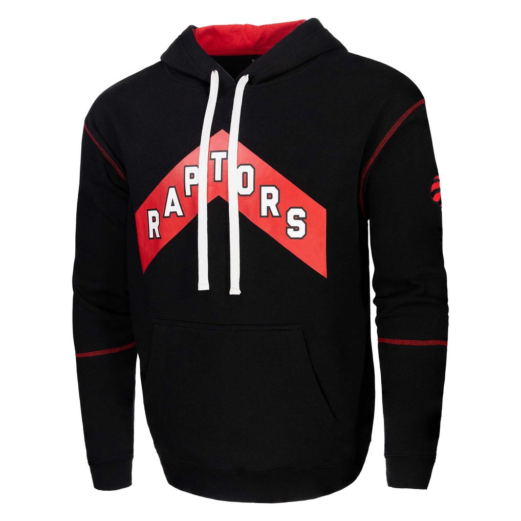 Toronto Raptors Stadium Essentials Monument Pullover Hoodie - Black