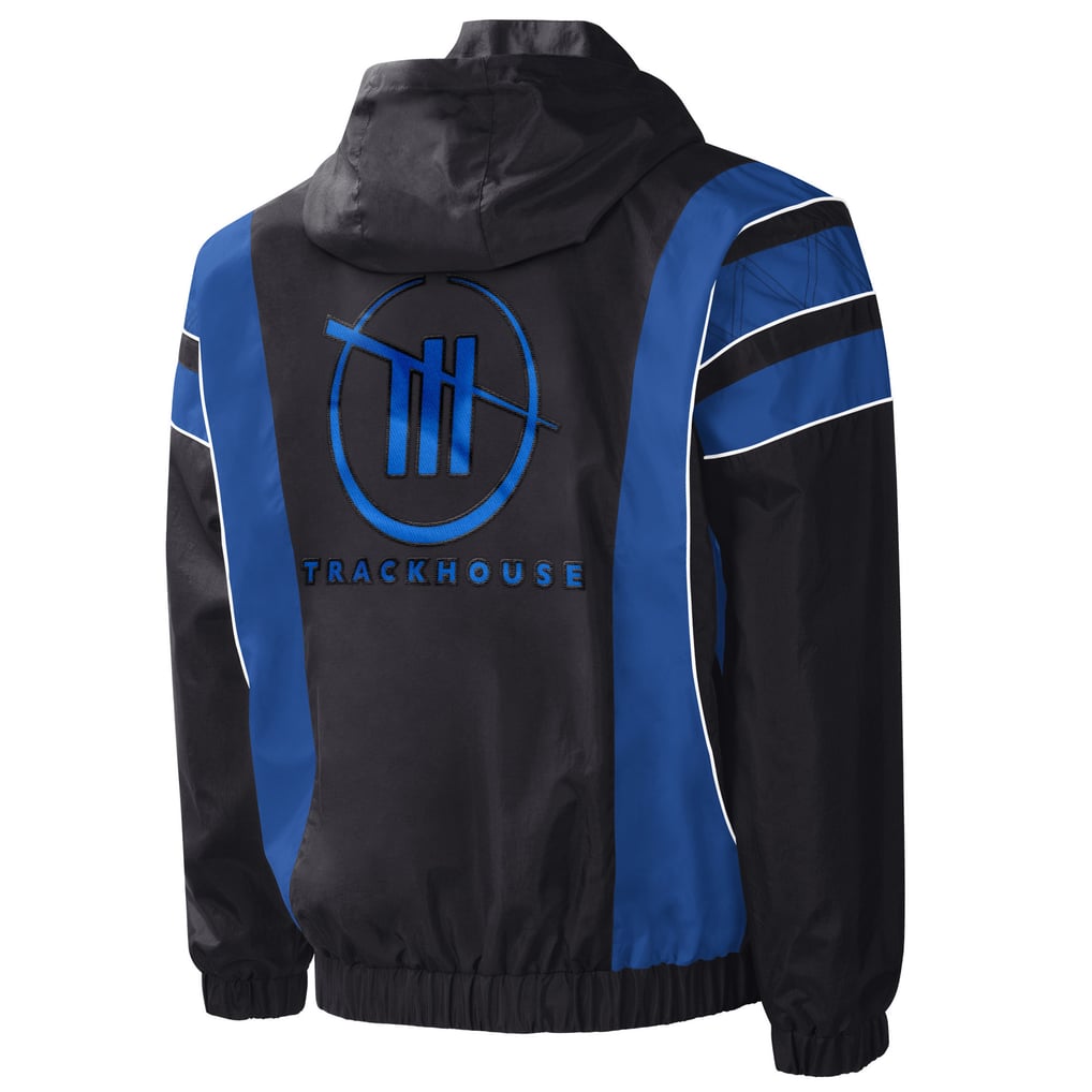 TRACKHOUSE RACING Starter Impact Half-Snap Pullover Jacket - Black/Royal
