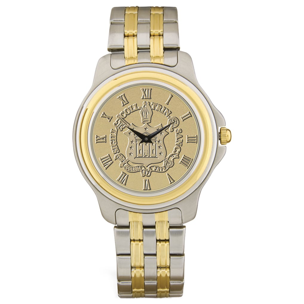 Trinity Bantams Two-Tone Medallion Wristwatch - Gold/Silver