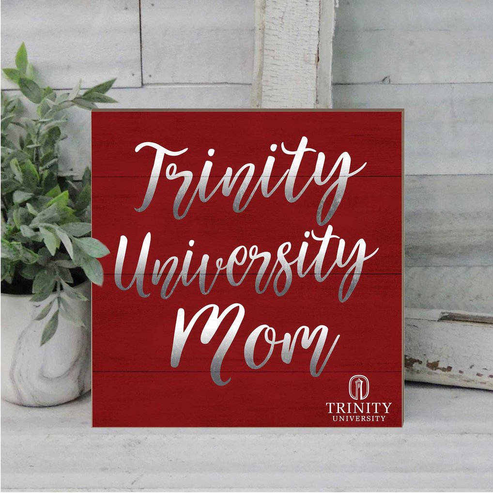 Trinity Tigers 10'' x 10'' Mom Plaque