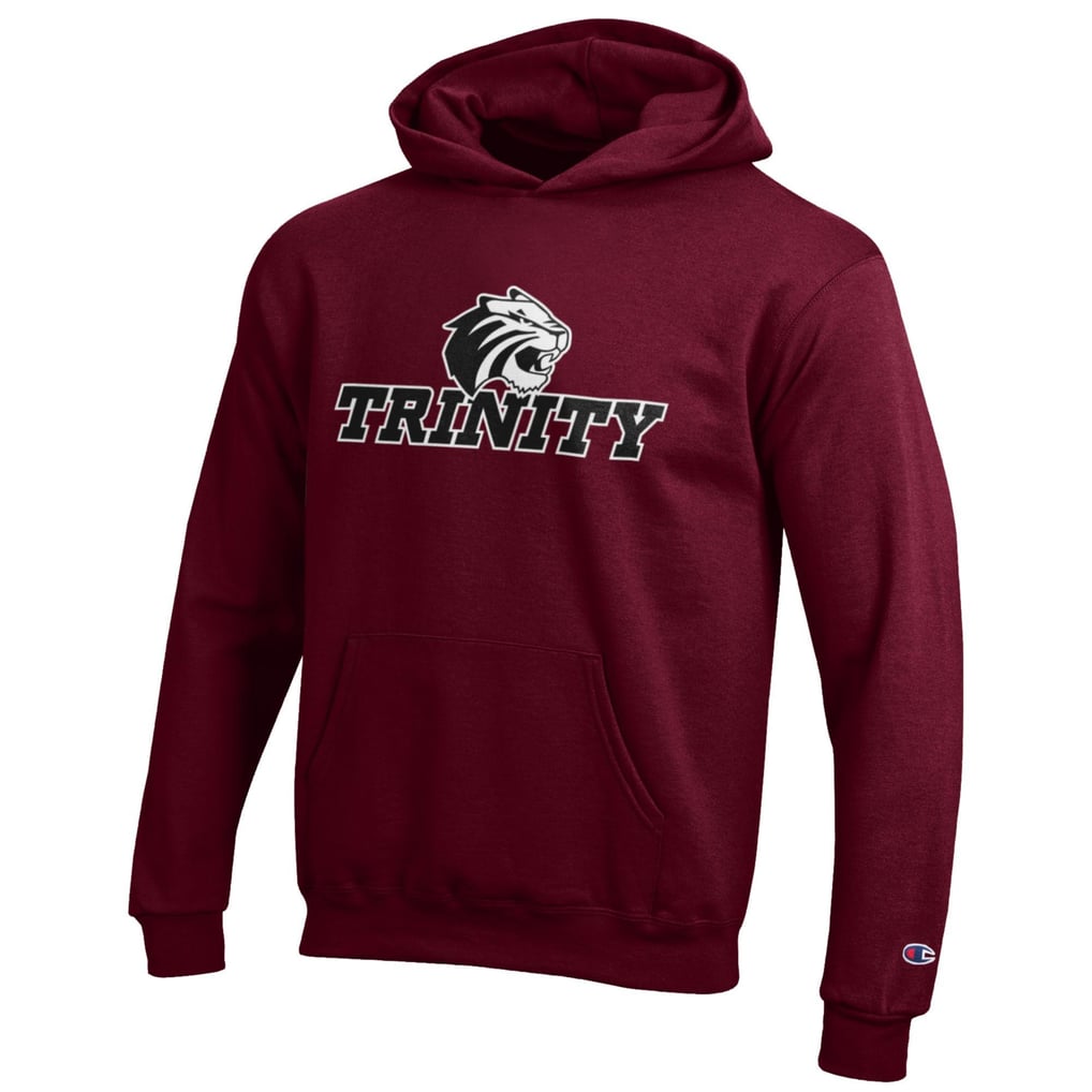 Trinity Tigers Champion Youth Eco Powerblend Pullover Hoodie - Maroon