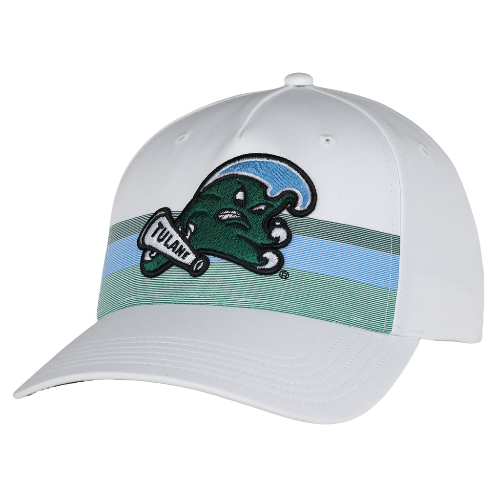 Tulane Green Wave Ahead Unisex The Sideline Adjustable Hat - White