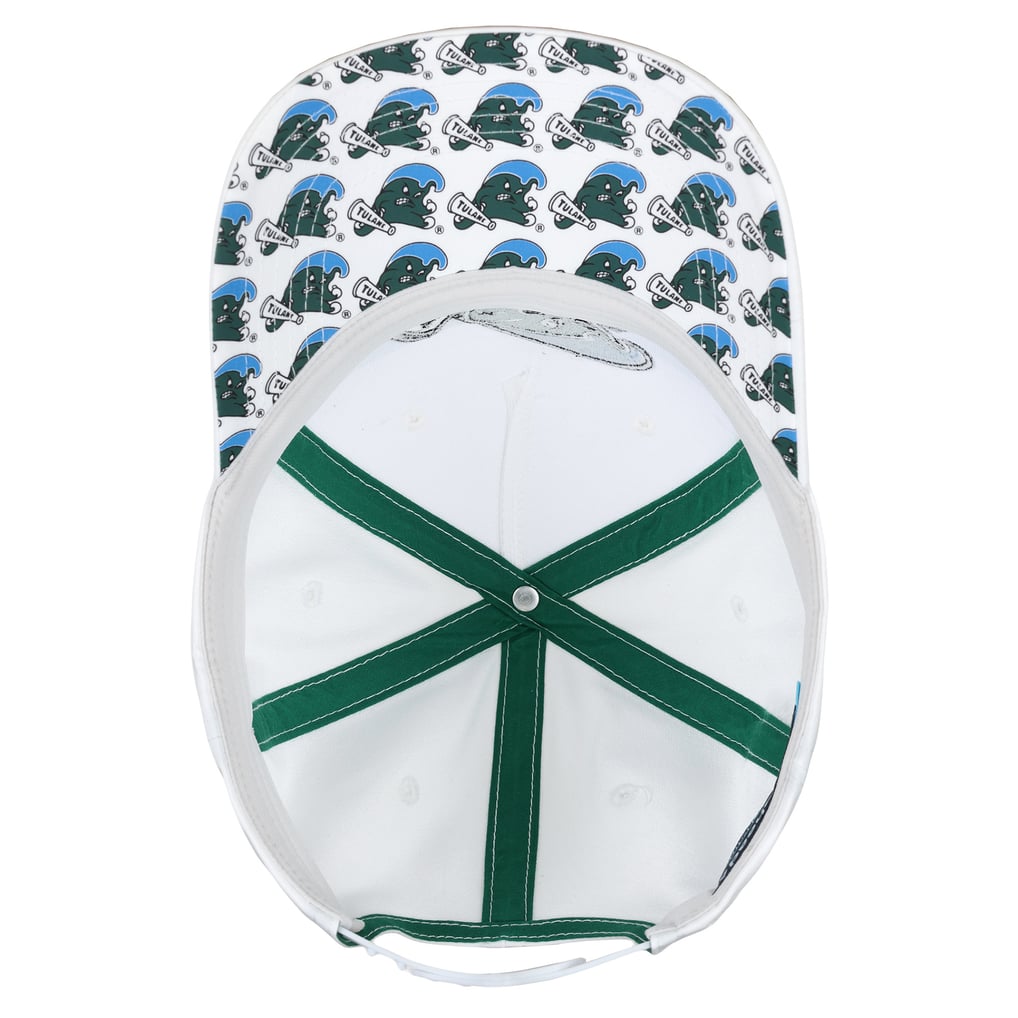 Tulane Green Wave Ahead Unisex The Sideline Adjustable Hat - White