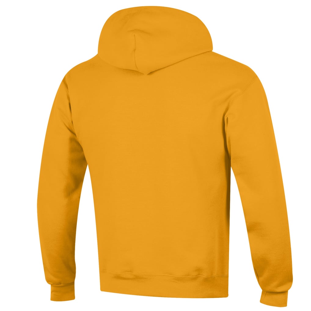  UAlbany Great Danes Champion Stack Baseball Powerblend Pullover Hoodie - Yellow