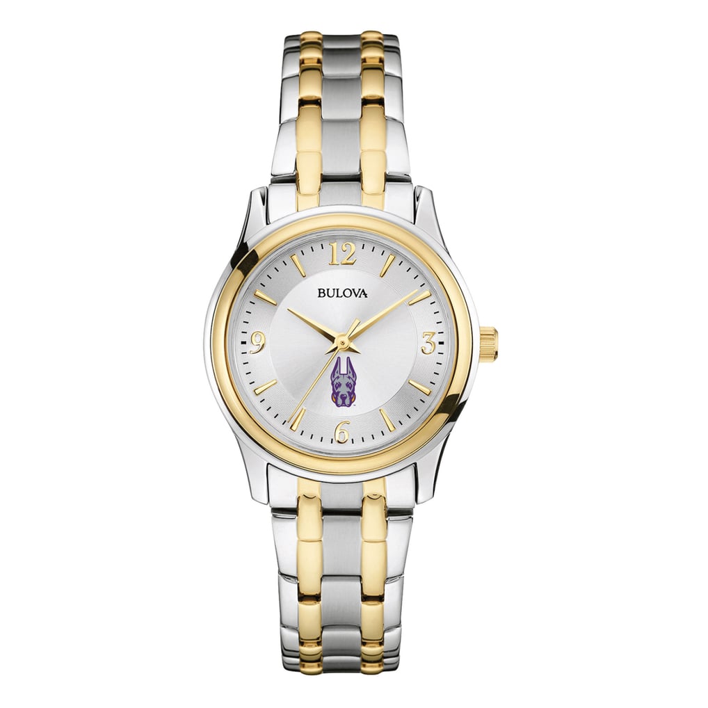  UAlbany Great Danes Bulova Women's Two-Tone Stainless Steel Watch - Silver/Gold