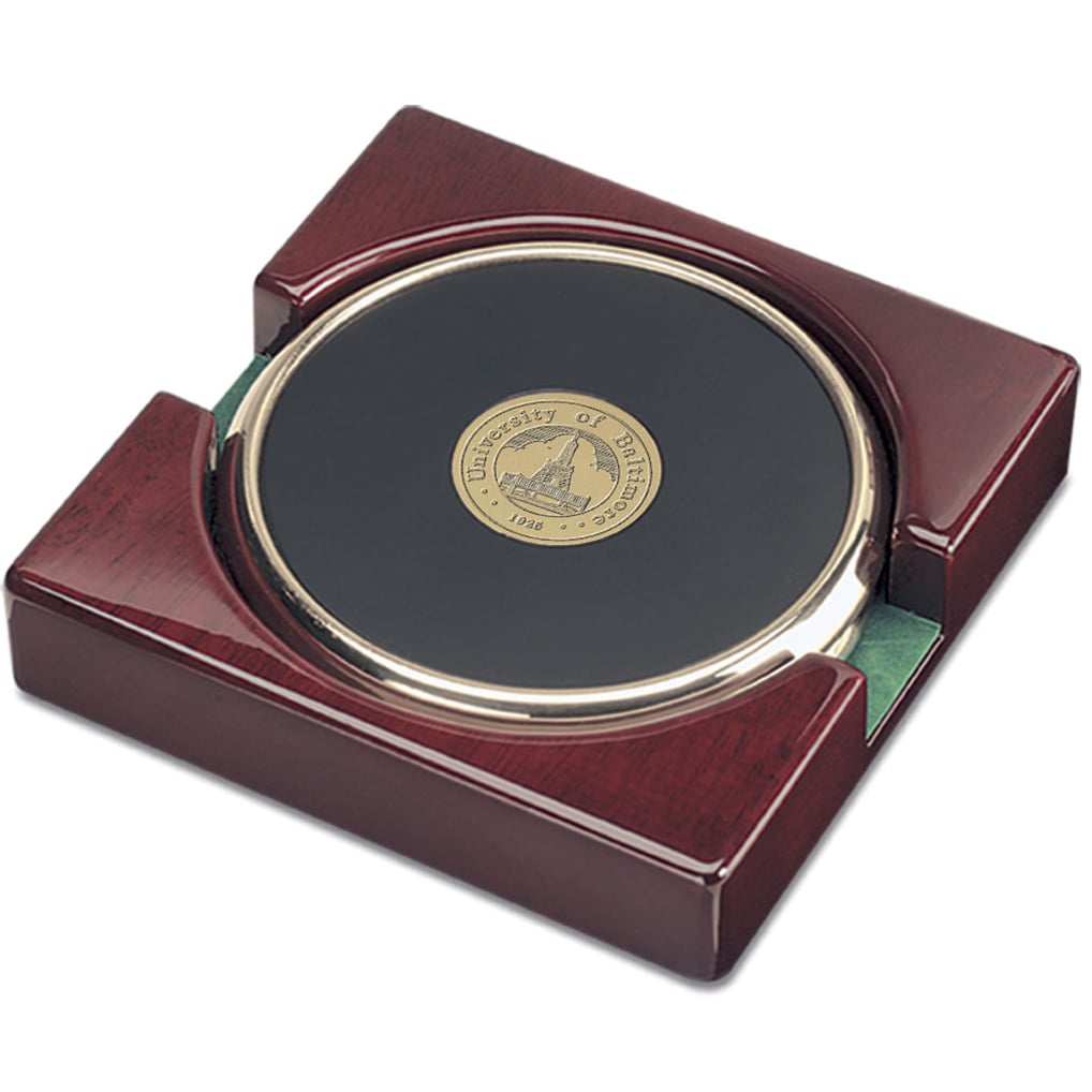 UBalt Bees 2-Piece Coaster Set - Gold