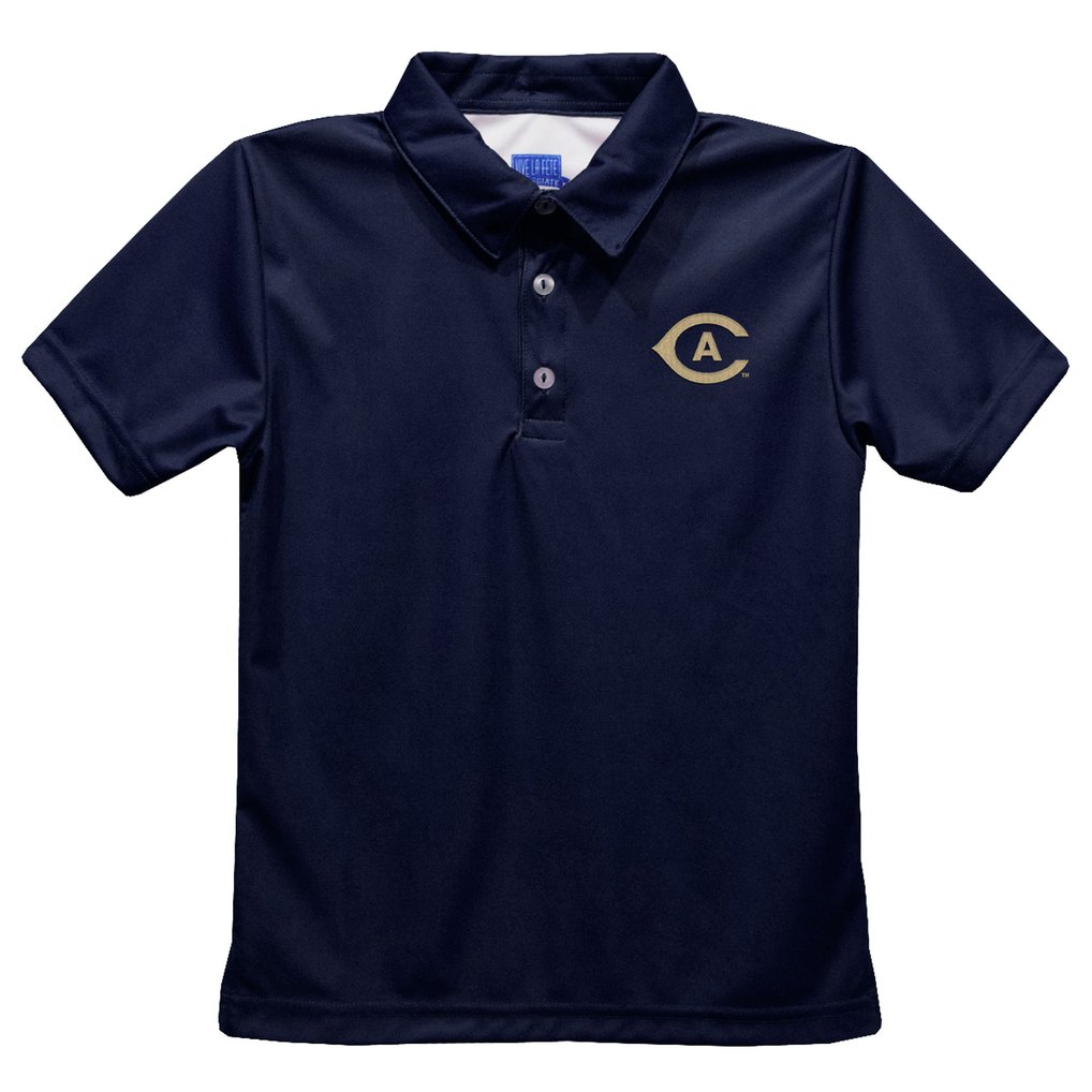  UC Davis Aggies Vive La Fete Youth Solid Polo - Navy