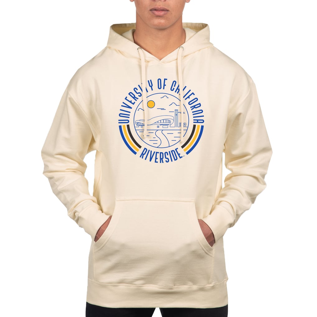 UC Riverside Highlanders Uscape Apparel Standard Pullover Hoodie - Cream
