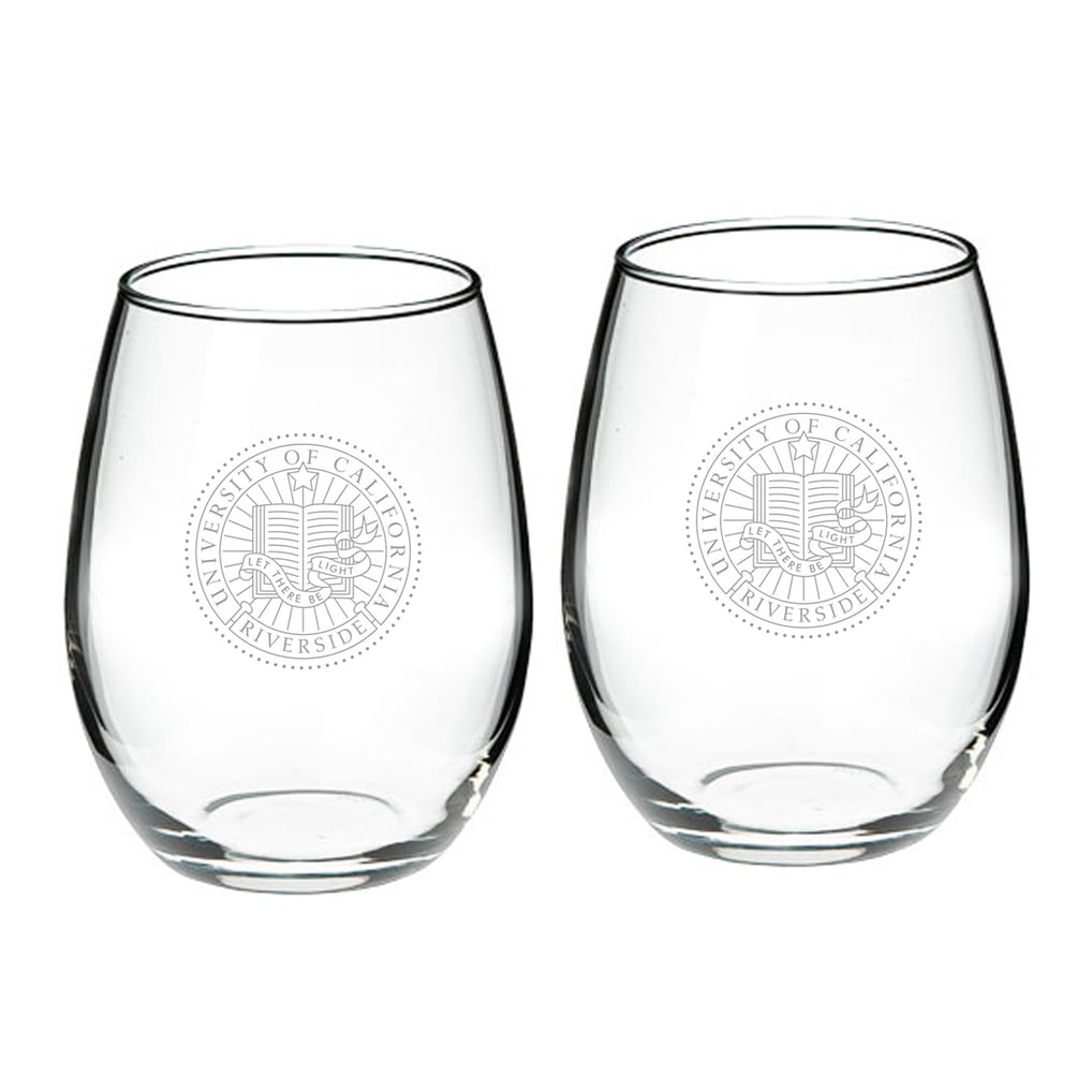 UC Riverside Highlanders 21oz. 2-Piece Stemless Wine Glass Set