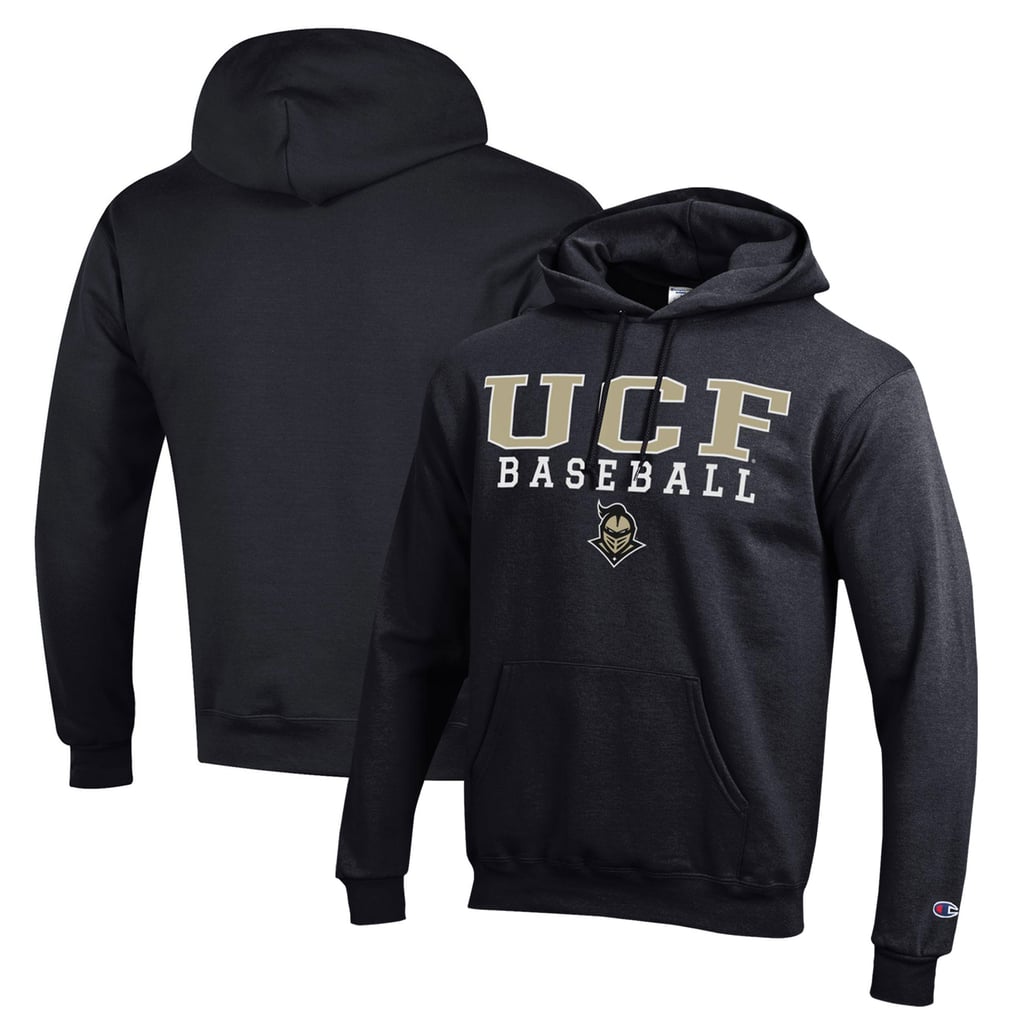  UCF Knights Champion Stack Baseball Powerblend Pullover Hoodie - Black