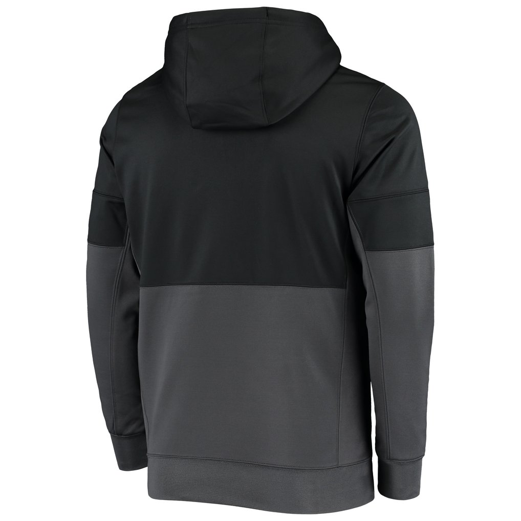 UCF Knights Nike Sideline Colorblock Pullover Performance Hoodie - Black