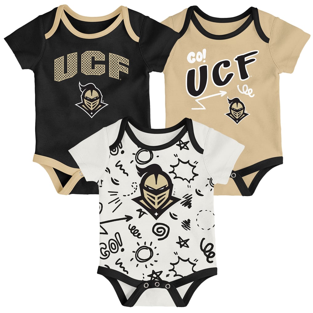 UCF Knights Outerstuff Newborn & Infant Three-Pack All Day Play Bodysuit Set