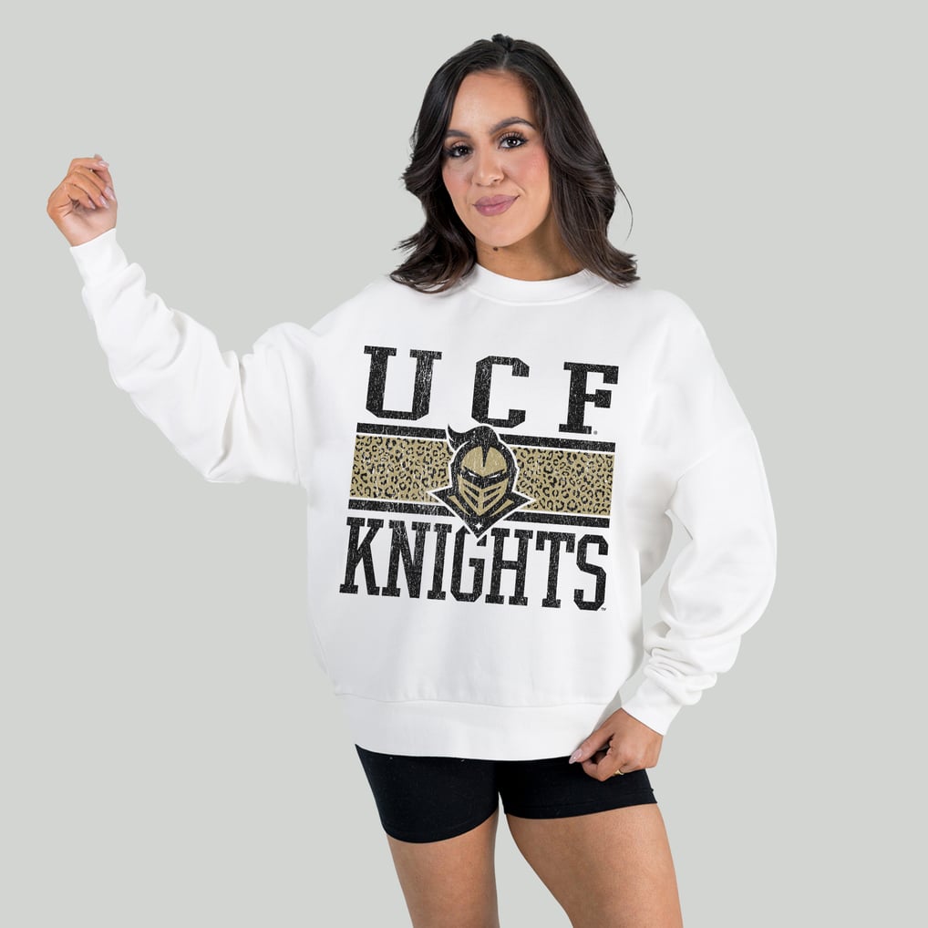 UCF Knights Gameday Couture Women's Fair Catch Pullover Sweatshirt - White