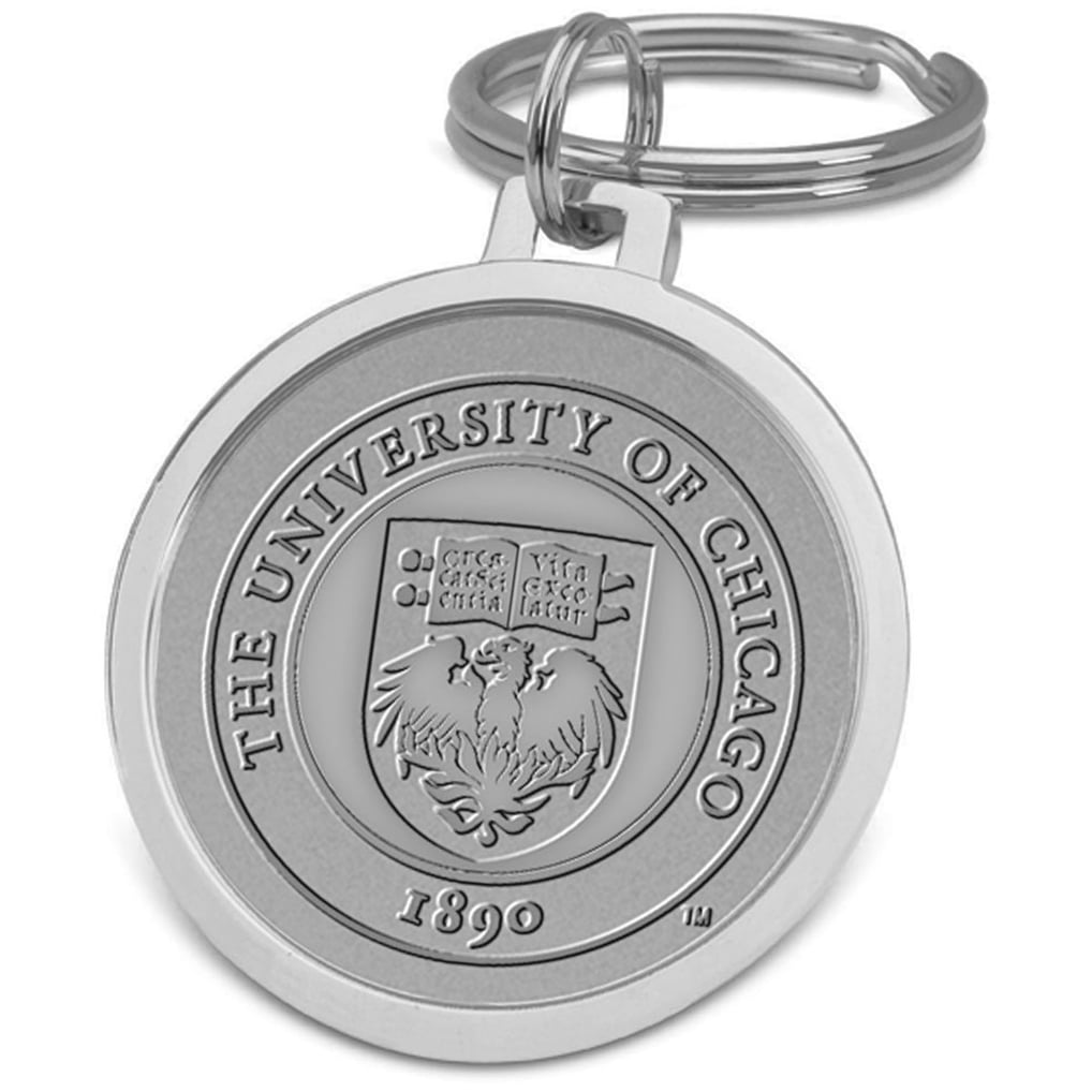 UChicago Maroons Split-Wire Key Ring - Silver