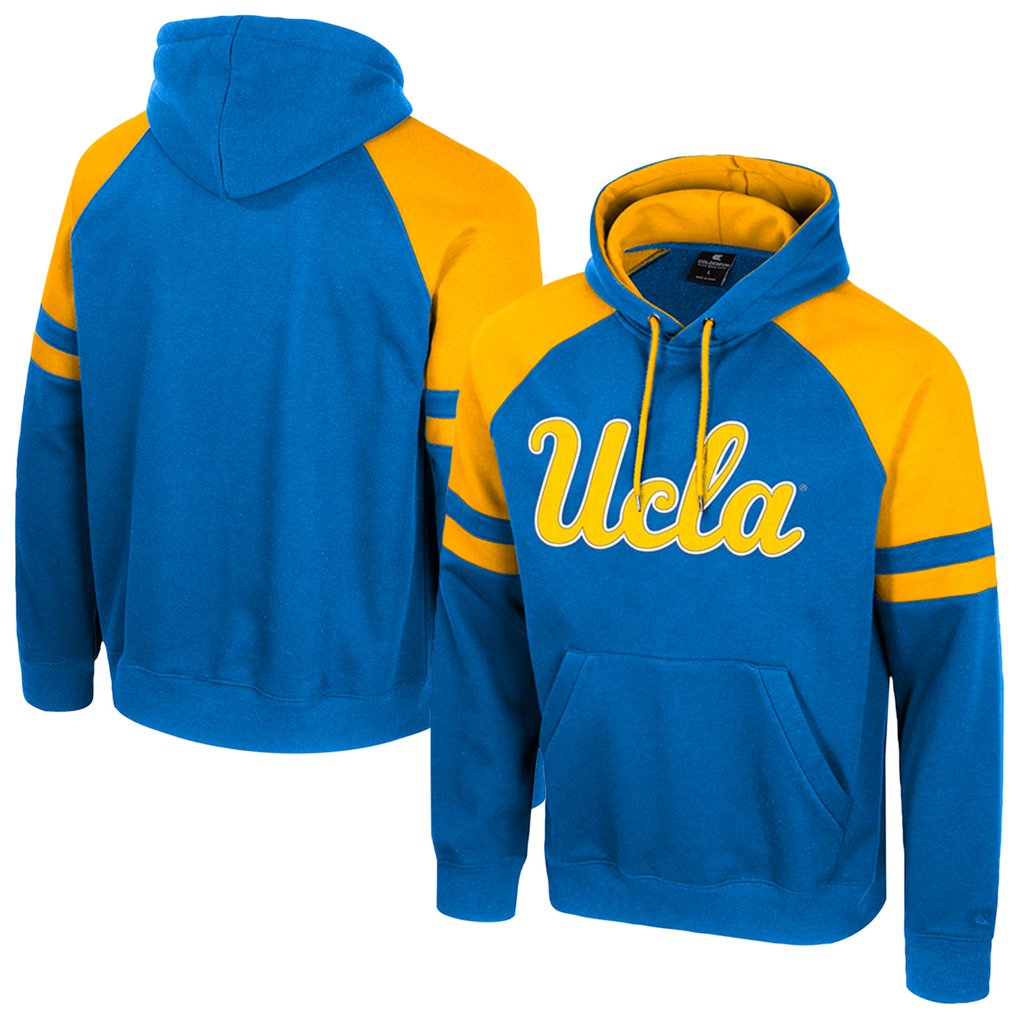  UCLA Bruins Colosseum Todd Raglan Pullover Hoodie - Blue