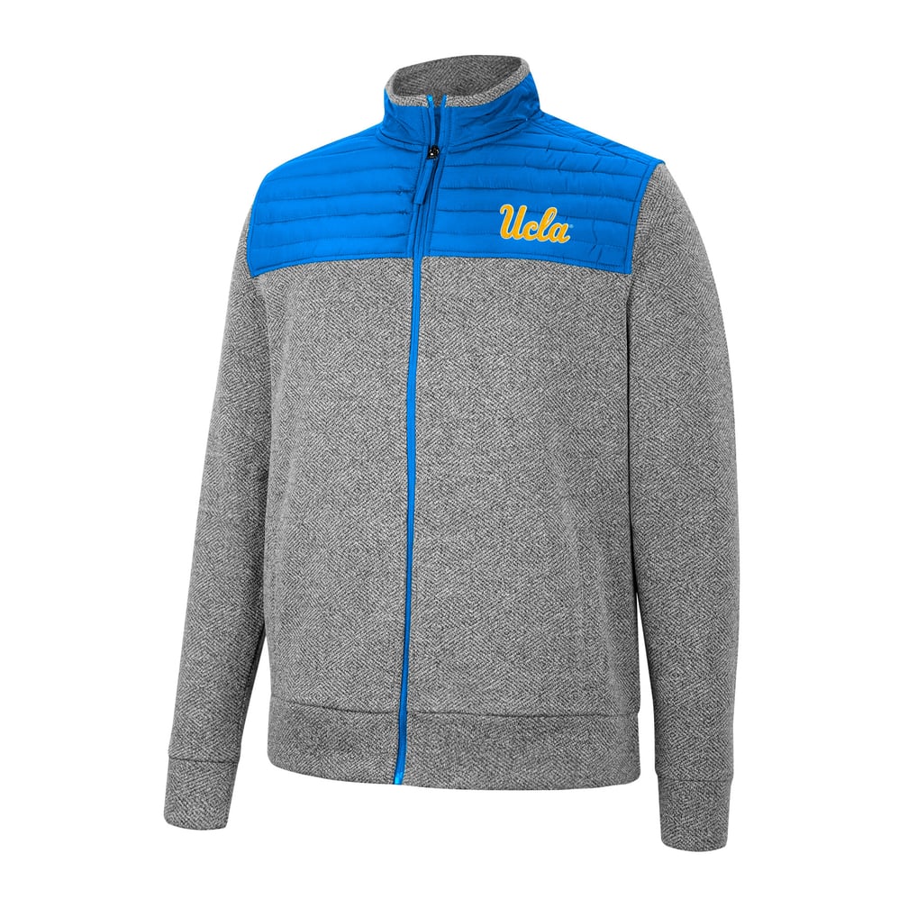 UCLA Bruins Colosseum Putter Herringbone Full-Zip Jacket - Charcoal/Blue