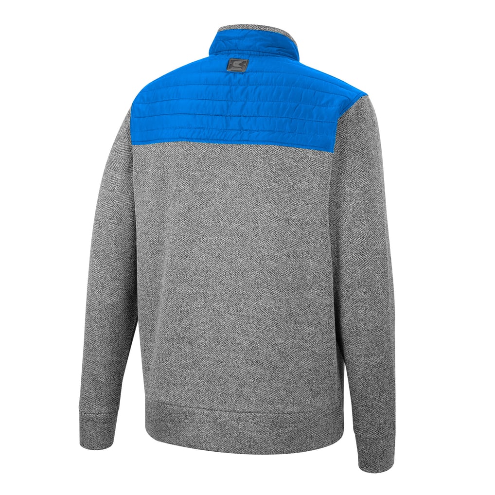 UCLA Bruins Colosseum Putter Herringbone Full-Zip Jacket - Charcoal/Blue