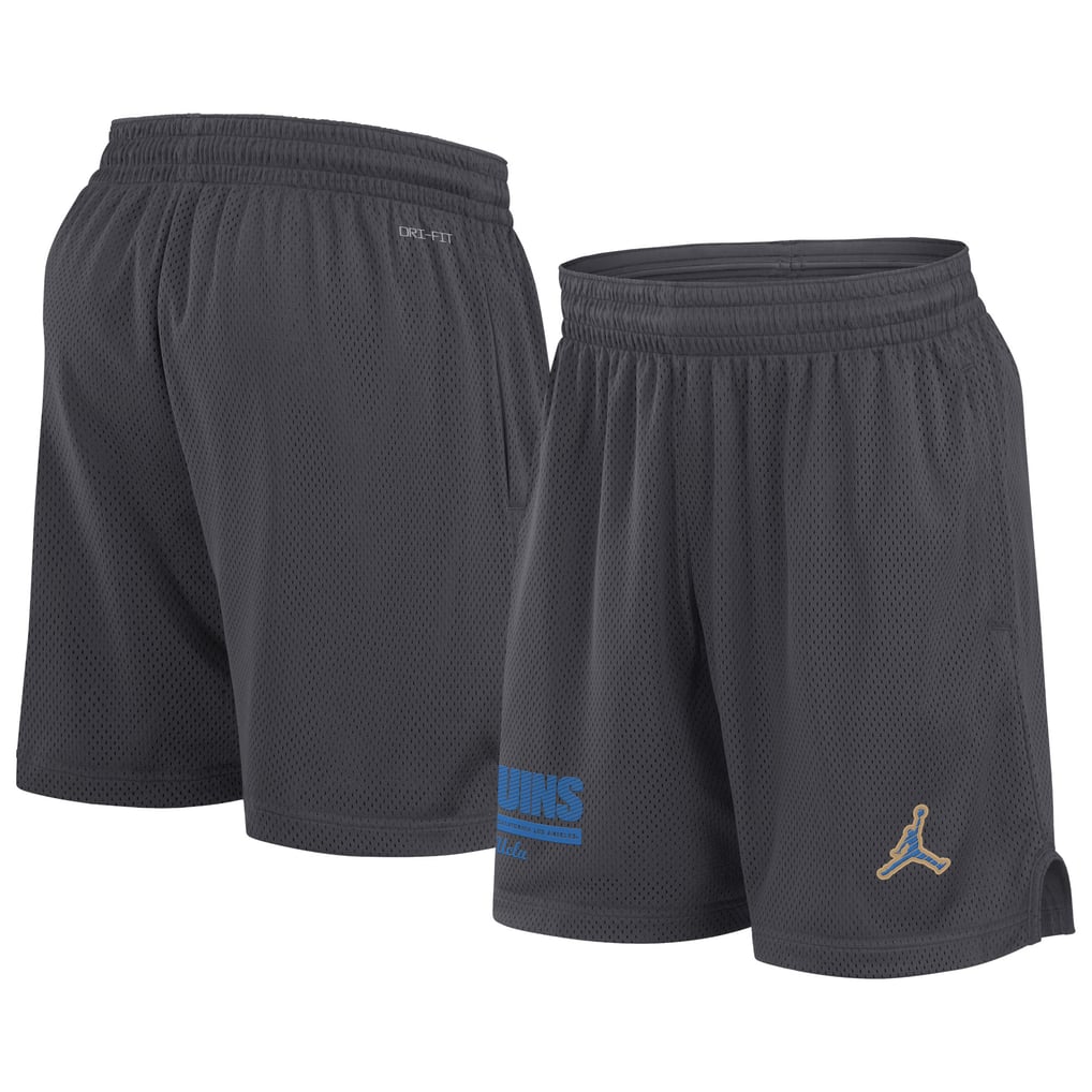 UCLA Bruins Jordan Brand 2024 Sideline Performance Mesh Shorts - Anthracite