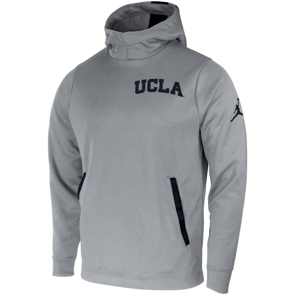 UCLA Bruins Jordan Brand Two-Hit Performance Pullover Hoodie - Gray