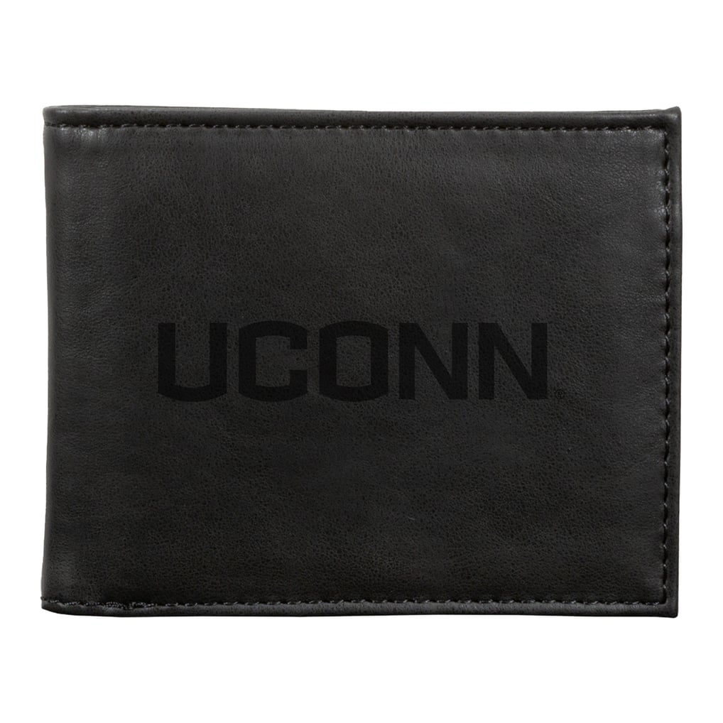 UConn Huskies Billfold Wallet - Black