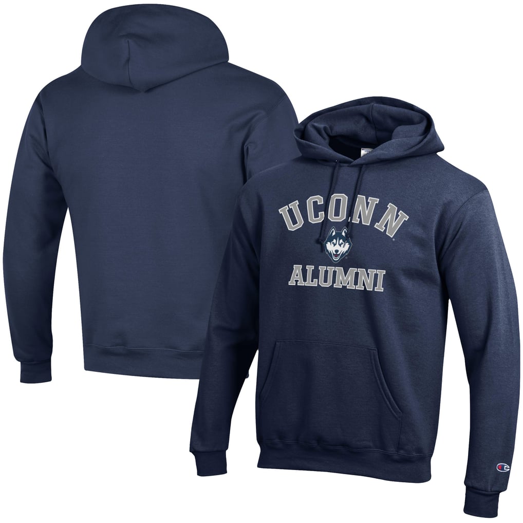  UConn Huskies Champion Alumni Logo Pullover Hoodie - Navy