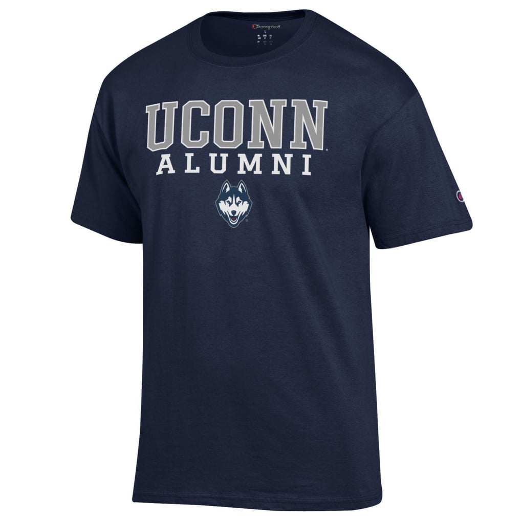  UConn Huskies Champion Alumni Logo Stack T-Shirt - Navy