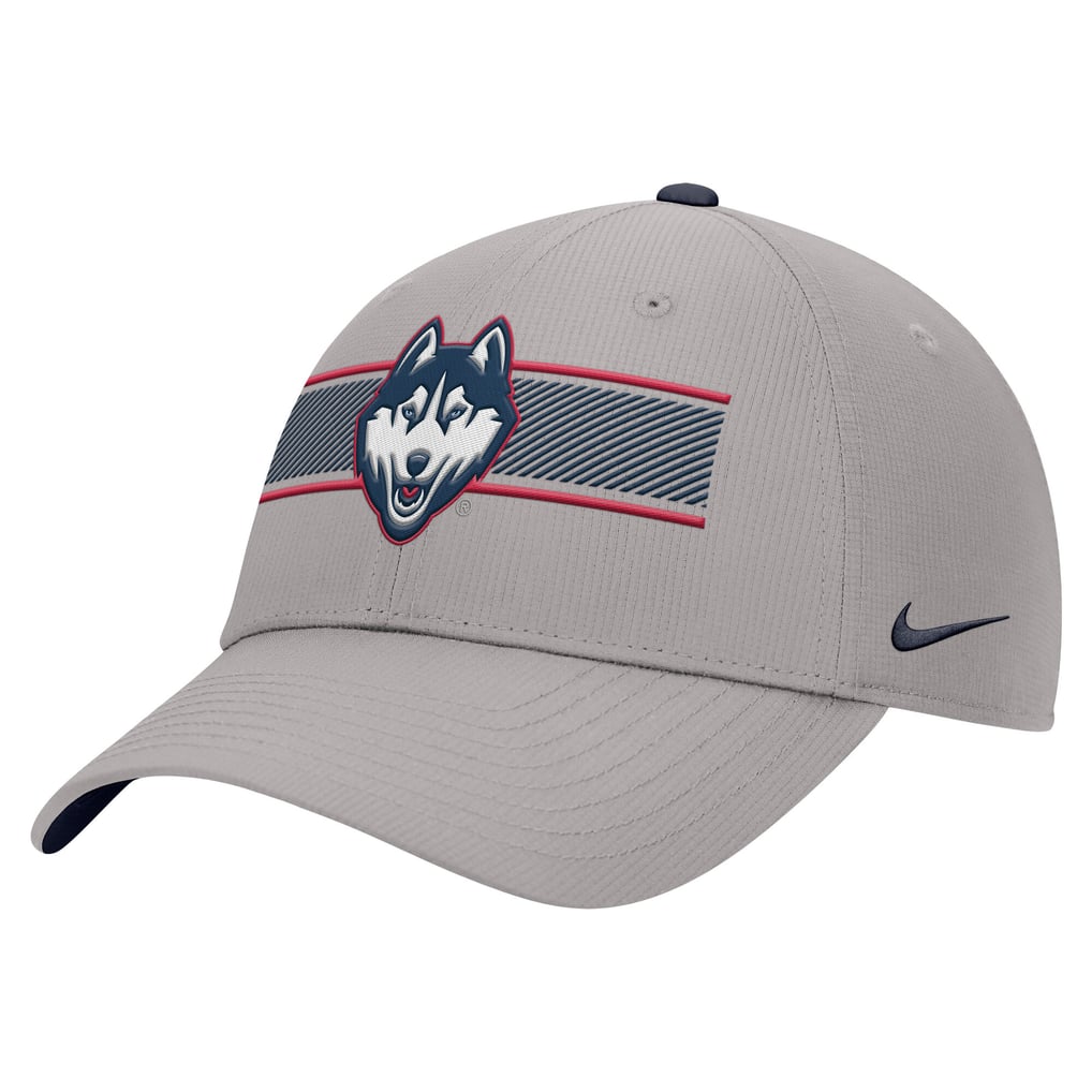 UConn Huskies Nike Ripstop Dri-FIT Adjustable Hat - Gray