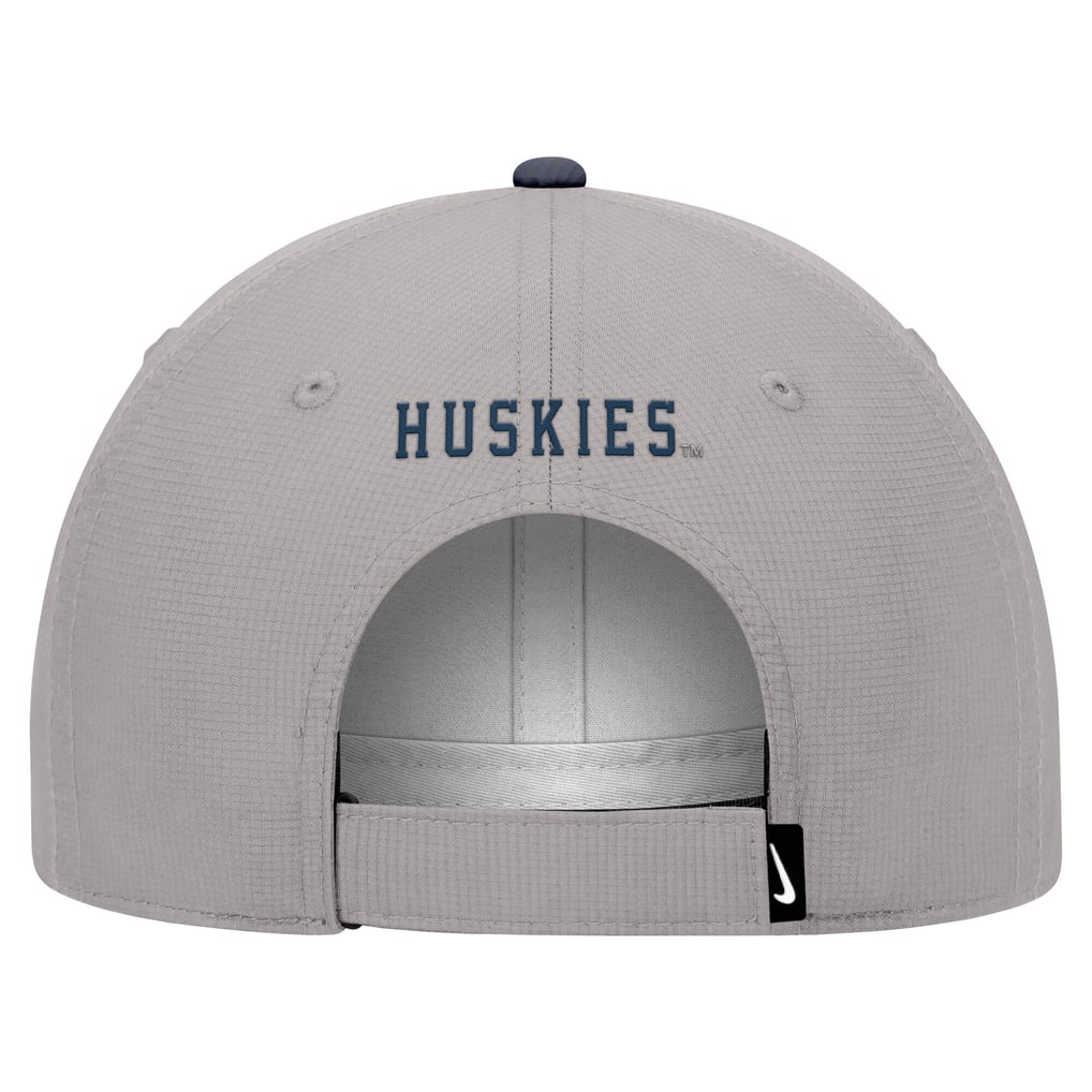UConn Huskies Nike Ripstop Dri-FIT Adjustable Hat - Gray