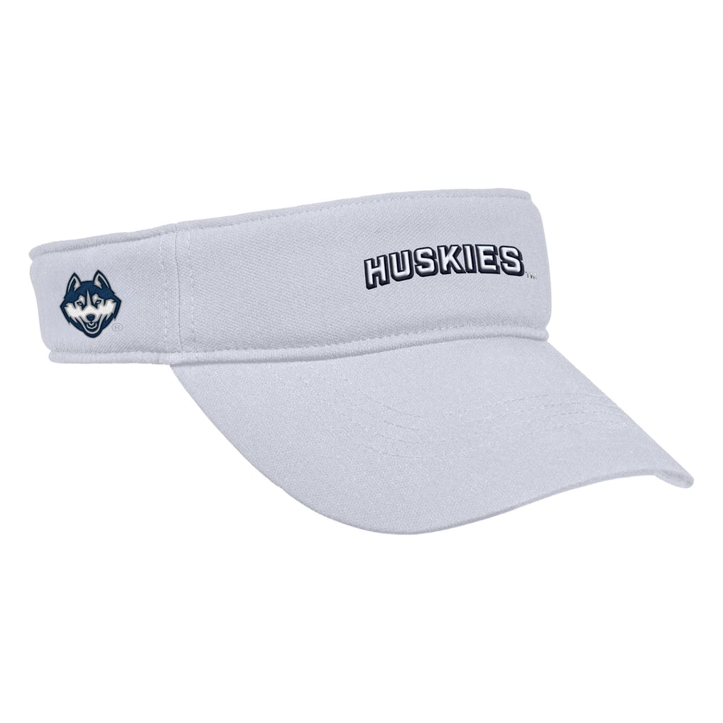 UConn Huskies Nike 2025 On-Field Ace Performance Adjustable Visor - White