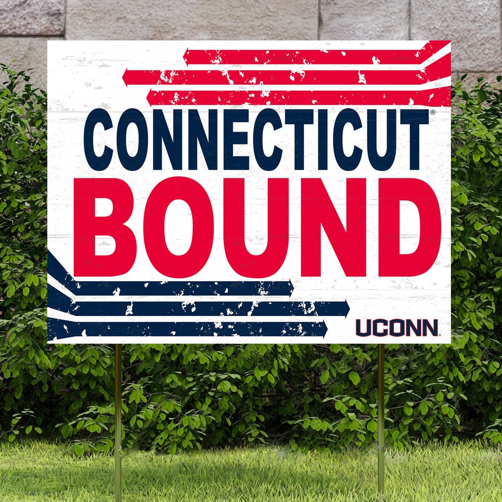 UConn Huskies 18'' x 24'' Bound Yard Sign