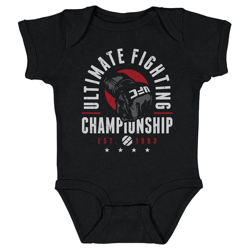  UFC 500 Level Infant Ultimate Fighting Championship Vector Bodysuit - Black