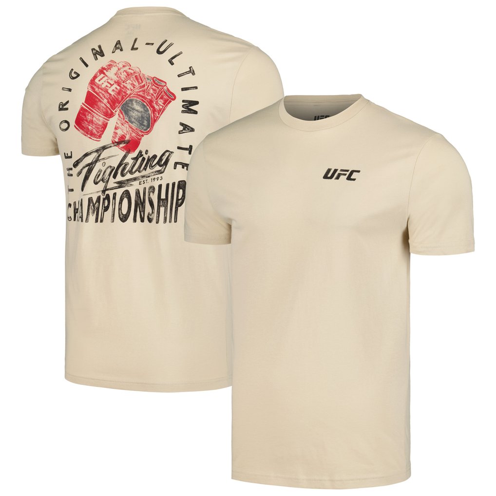 UFC Gloves Up T-Shirt - Cream