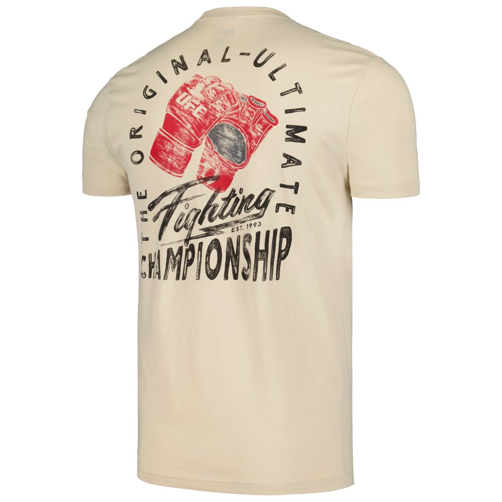 UFC Gloves Up T-Shirt - Cream