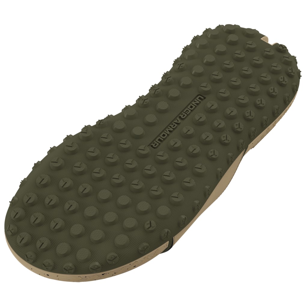 UFC Under Armour Unisex Rock 3 Slide Sandals – Tan