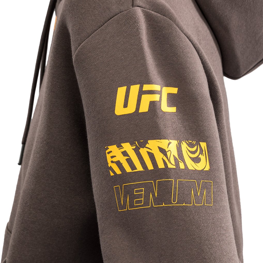UFC Fusion by Venum Women's Fight Week Plain Pullover Hoodie - Brown