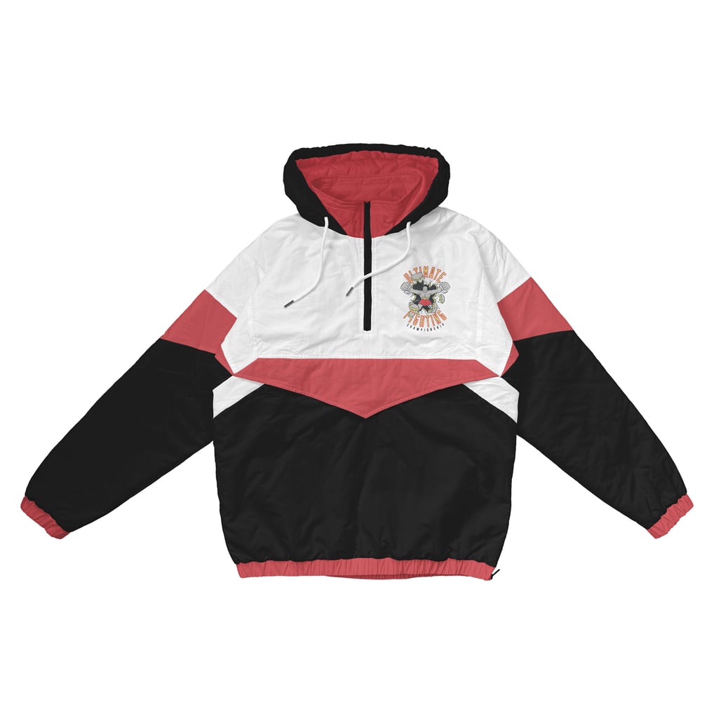 UFC x Ulti-Man Breakthrough Half-Zip Windbreaker Jacket - White