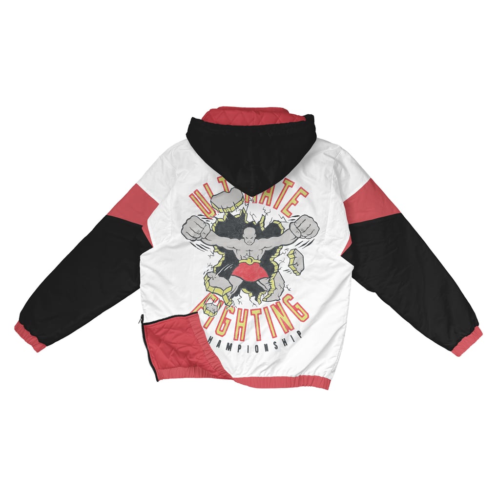 UFC x Ulti-Man Breakthrough Half-Zip Windbreaker Jacket - White