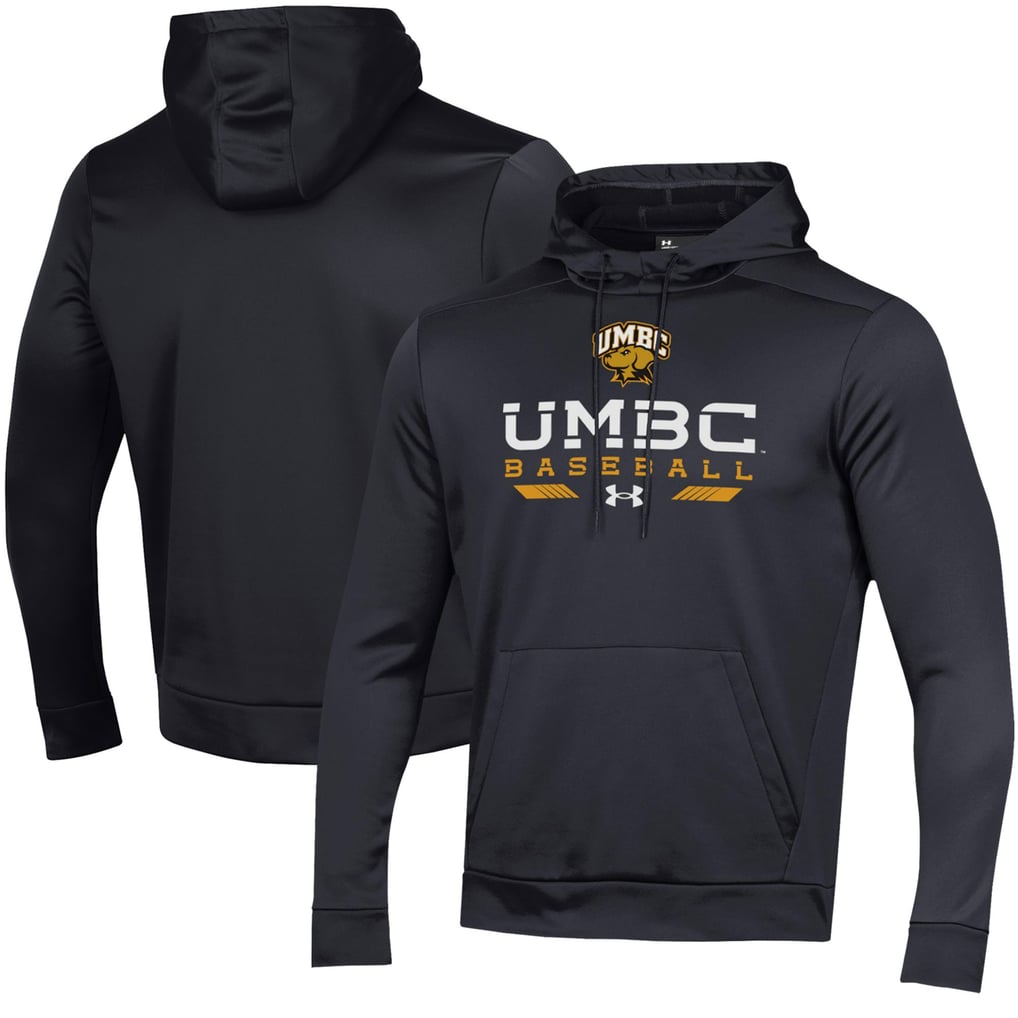  UMBC Retrievers Under Armour Baseball Pullover Hoodie - Black