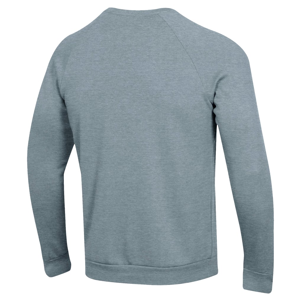UNCG Spartans Under Armour All Day Arch Softball Fleece Raglan Pullover Sweatshirt - Gray