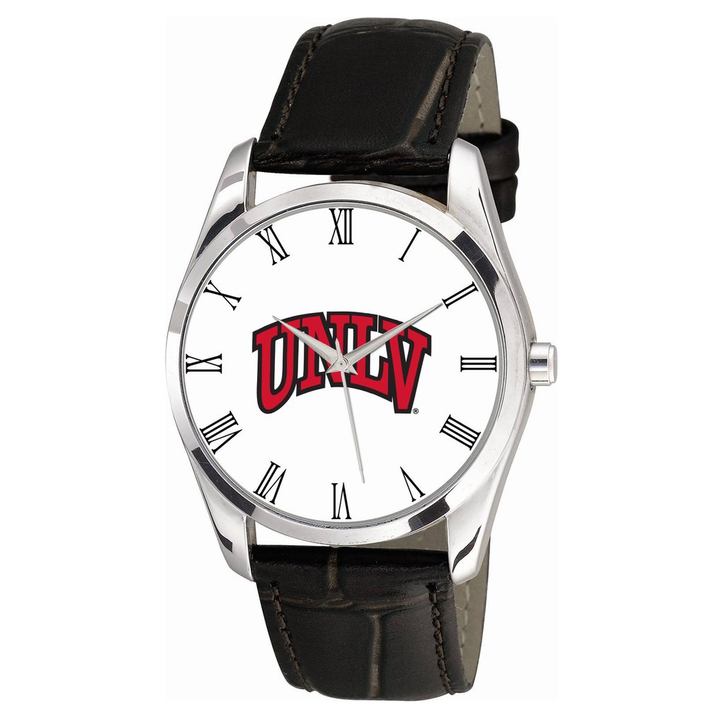  UNLV Rebels Berkeley Leather Watch - Black