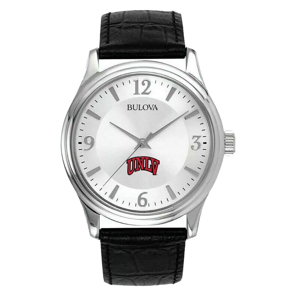UNLV Rebels Leather Watch - Silver