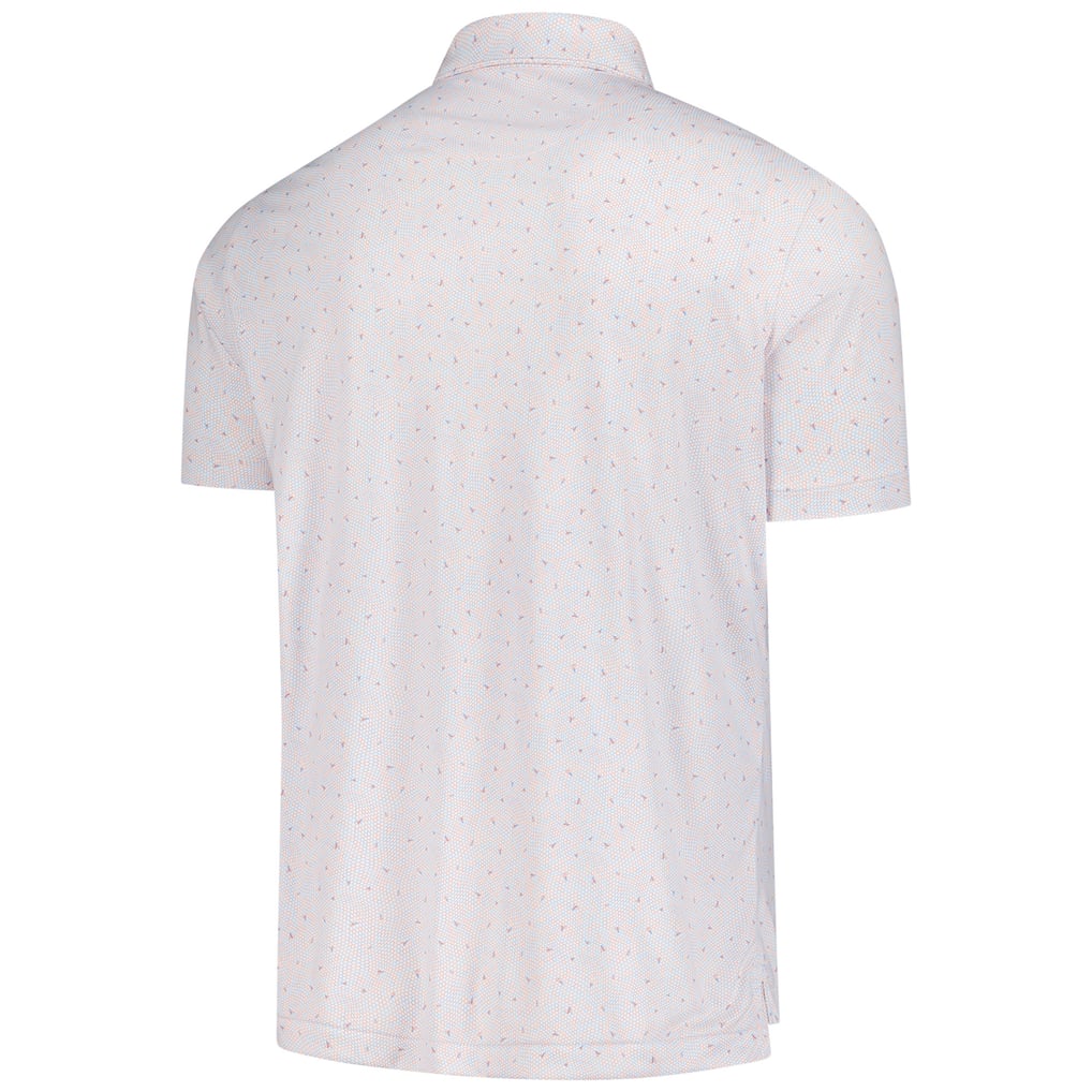 Men's U.S. National Development Program  Peter Millar White Featherweight Honeycomb Polo
