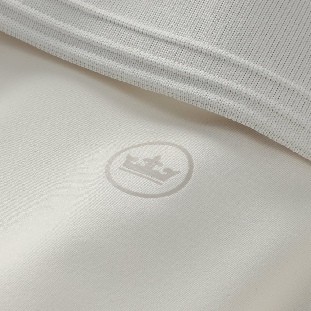 Women's U.S. National Development Program Peter Millar Cream Betty Drop V-Neck Polo